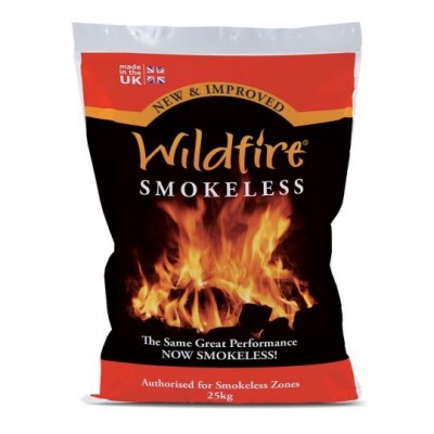 Coal Wildfire Smokeless Briquettes 25KG Large Bags 