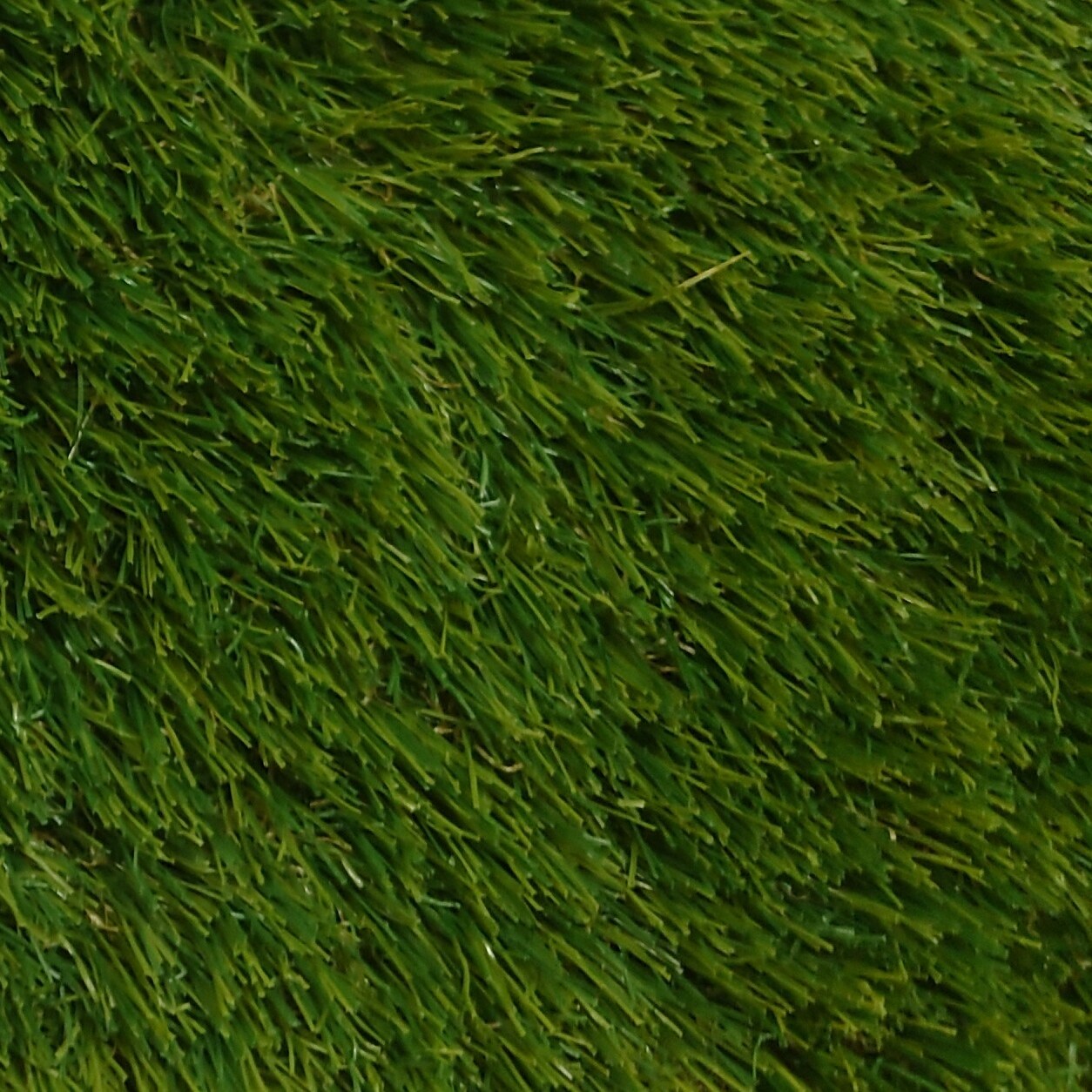 Close-up of Artificial Grass Premier 38mm Pile, showcasing densely packed blades and a textured, lush surface.